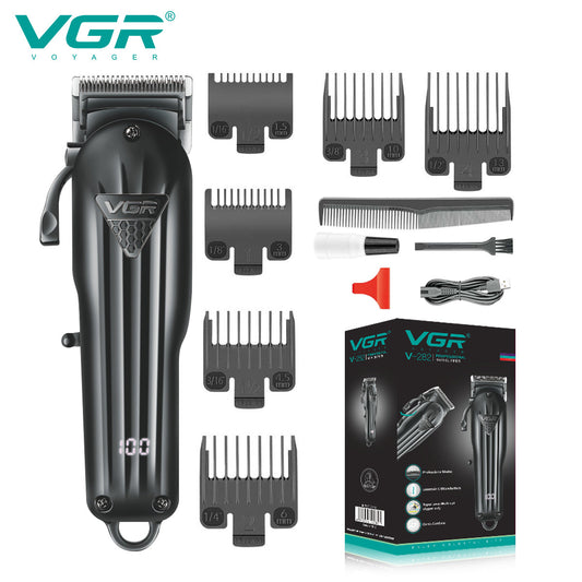 VGR V-282 Hair Trimmer Rechargeable Trimmer Professional Haircut Machine Adjustable Haircut Machine Cordless Trimmer for Men