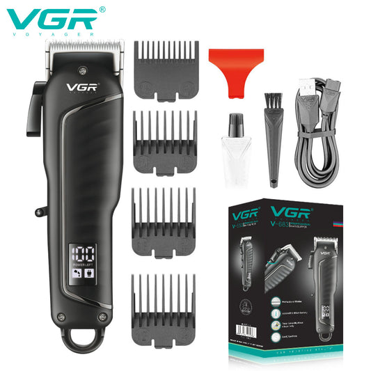 VGR V-683 Clipper Hair Clipper Professional Hair Cutting Machine Electric Hair Trimmer Haircut Machine Men's Barber Rechargeable
