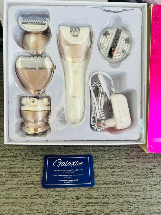 5 in 1 Shinon Ladies Shaving Epilator Machine - Buy Online Pakistan | Galaxiee.com