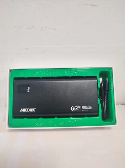 65W Quick Charge Power Bank 20000mAh