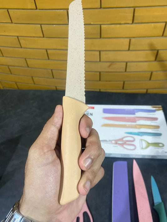 6 Pcs Knife Set Good Quality - Buy Online Pakistan | Galaxiee.com
