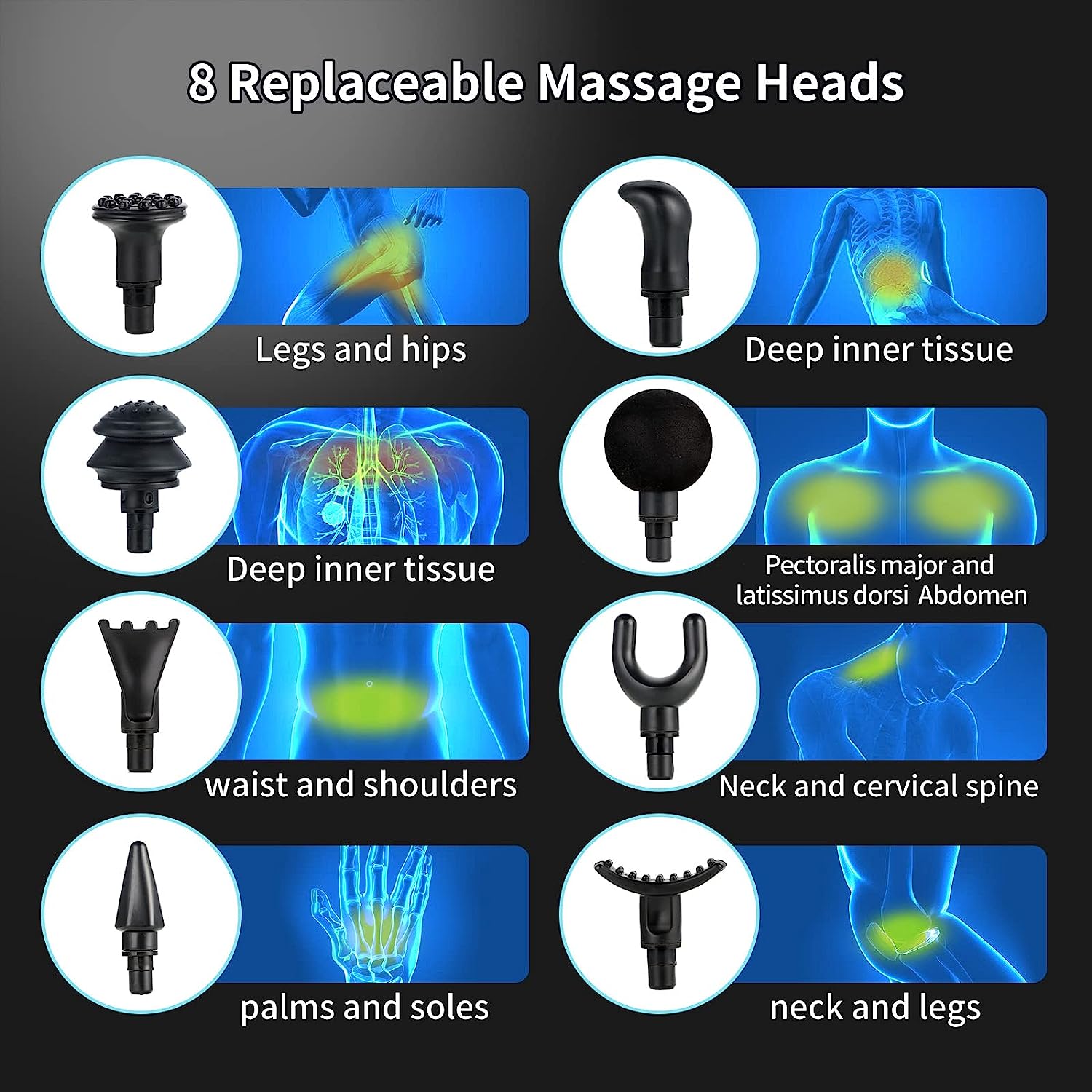 8 In 1 Deep Body Massager
