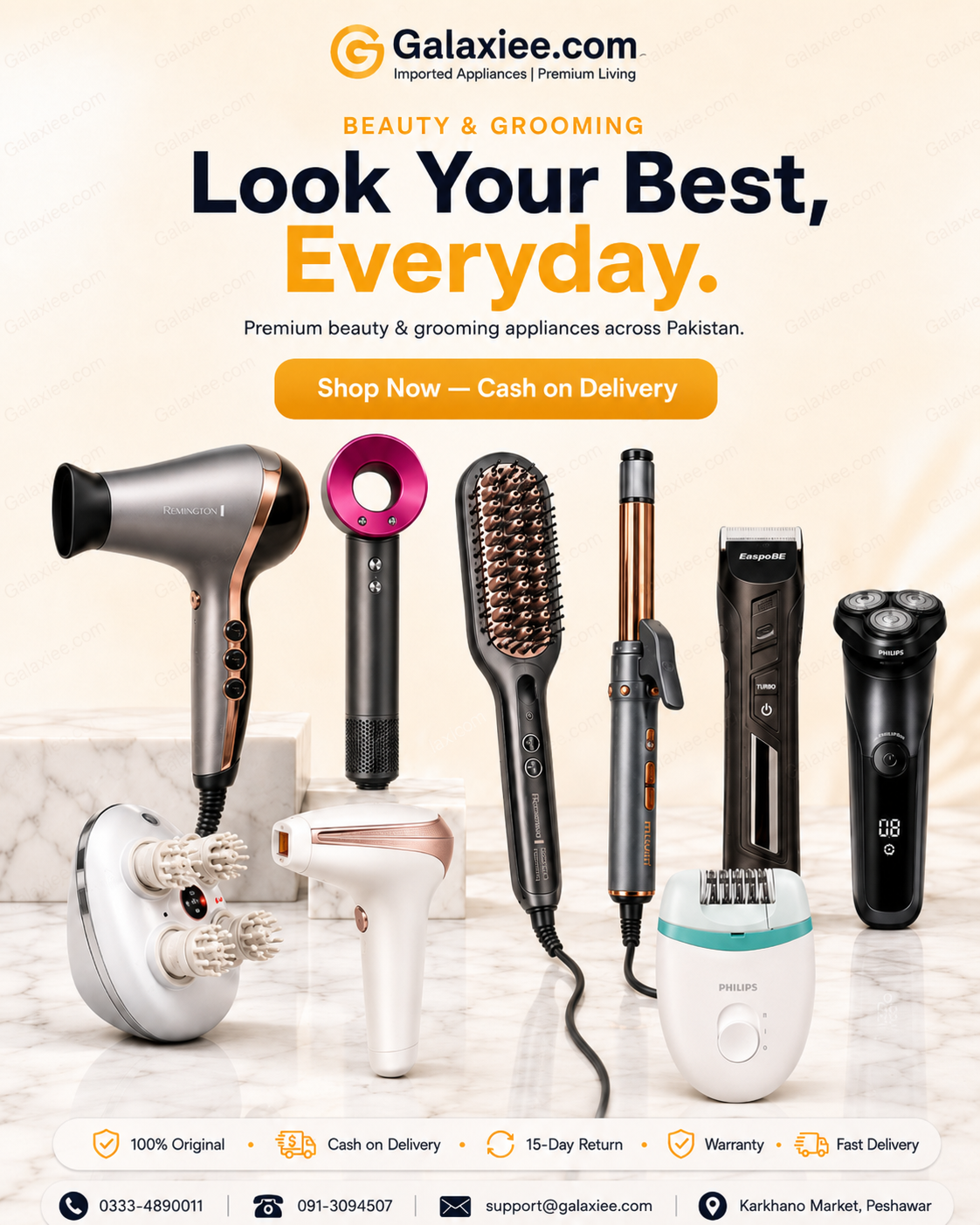 Look Your Best Everyday - Beauty & grooming appliances Pakistan | Galaxiee
