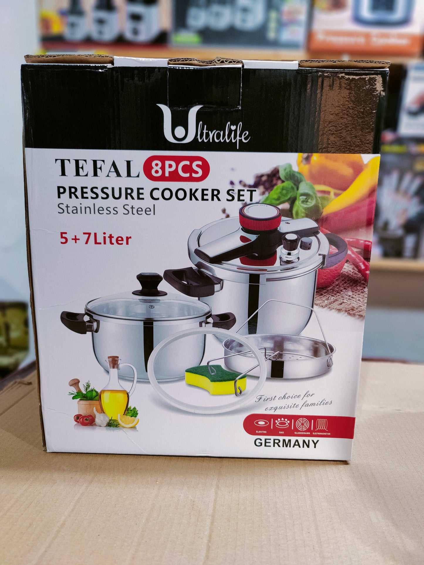 Tefal 3 in 1 Pressure Cooker 7+5 L