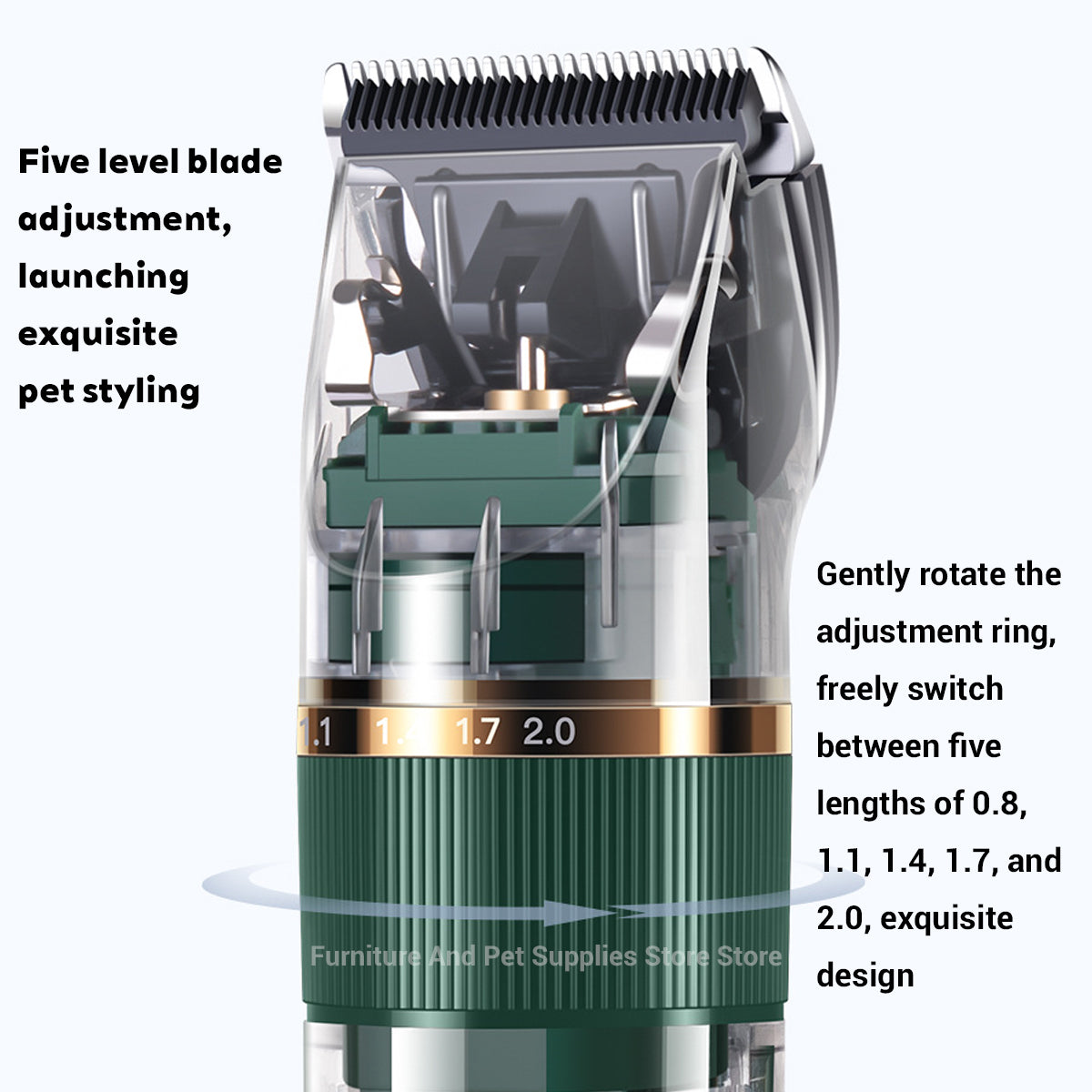 Cat & Dog Hair Clipper – Professional Pet Grooming Trimmer with Digital Display | Rechargeable Pet Clipper in Pakistan