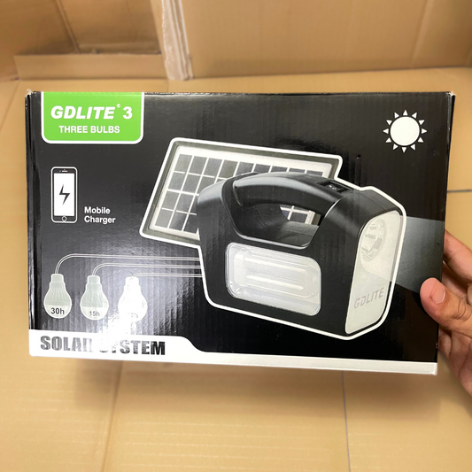 GDLITE 3 Solar System Kit With Power Bank