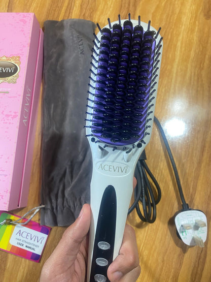 ACEVIVI Hair Straightener Brush Lot Imported