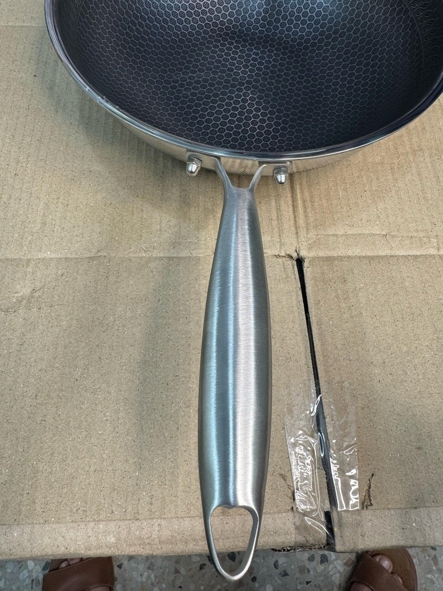 36cm Germany lesser honeycomb fry pan & handi