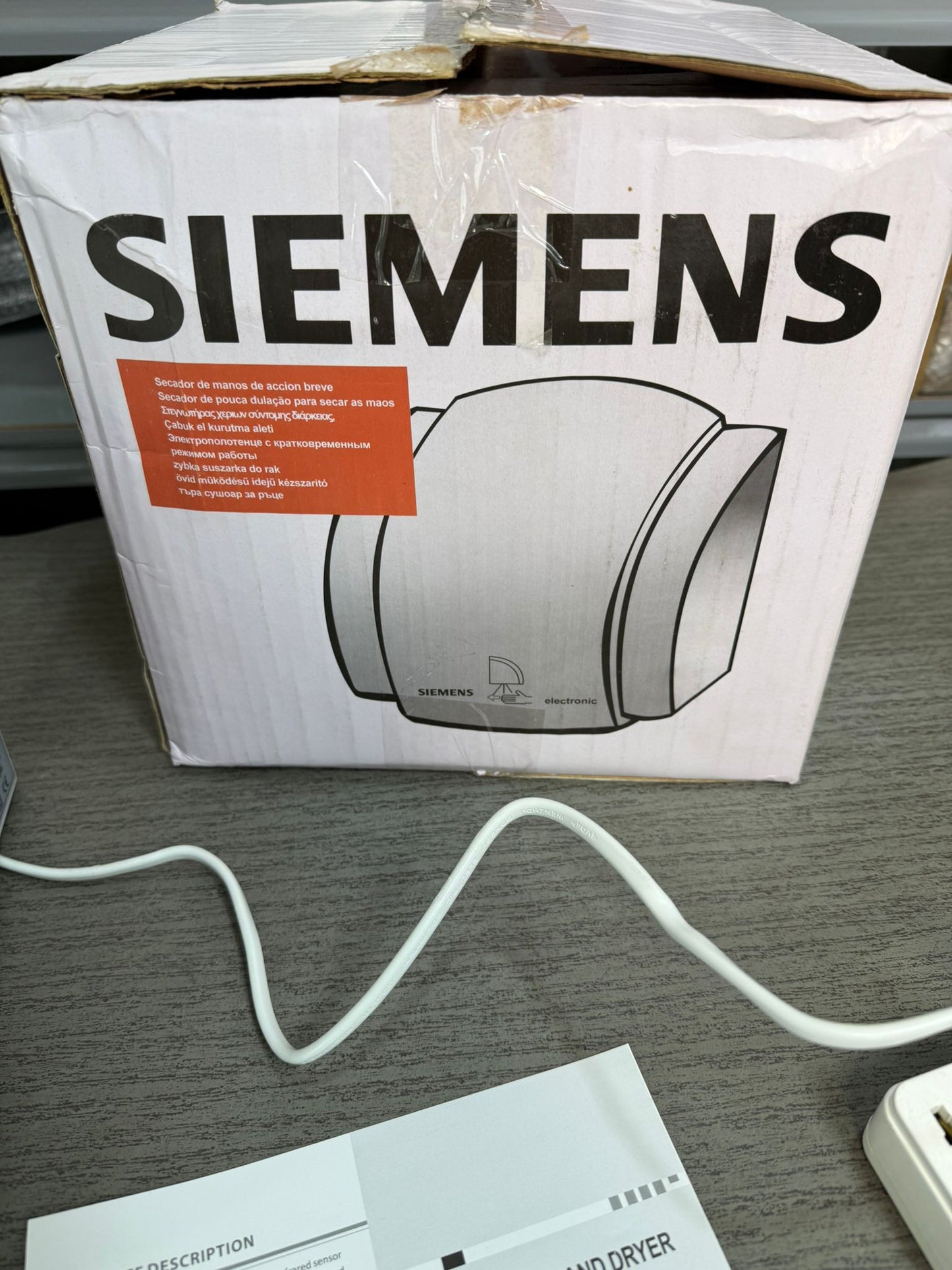 Siemens Automatic Hand Dryer
