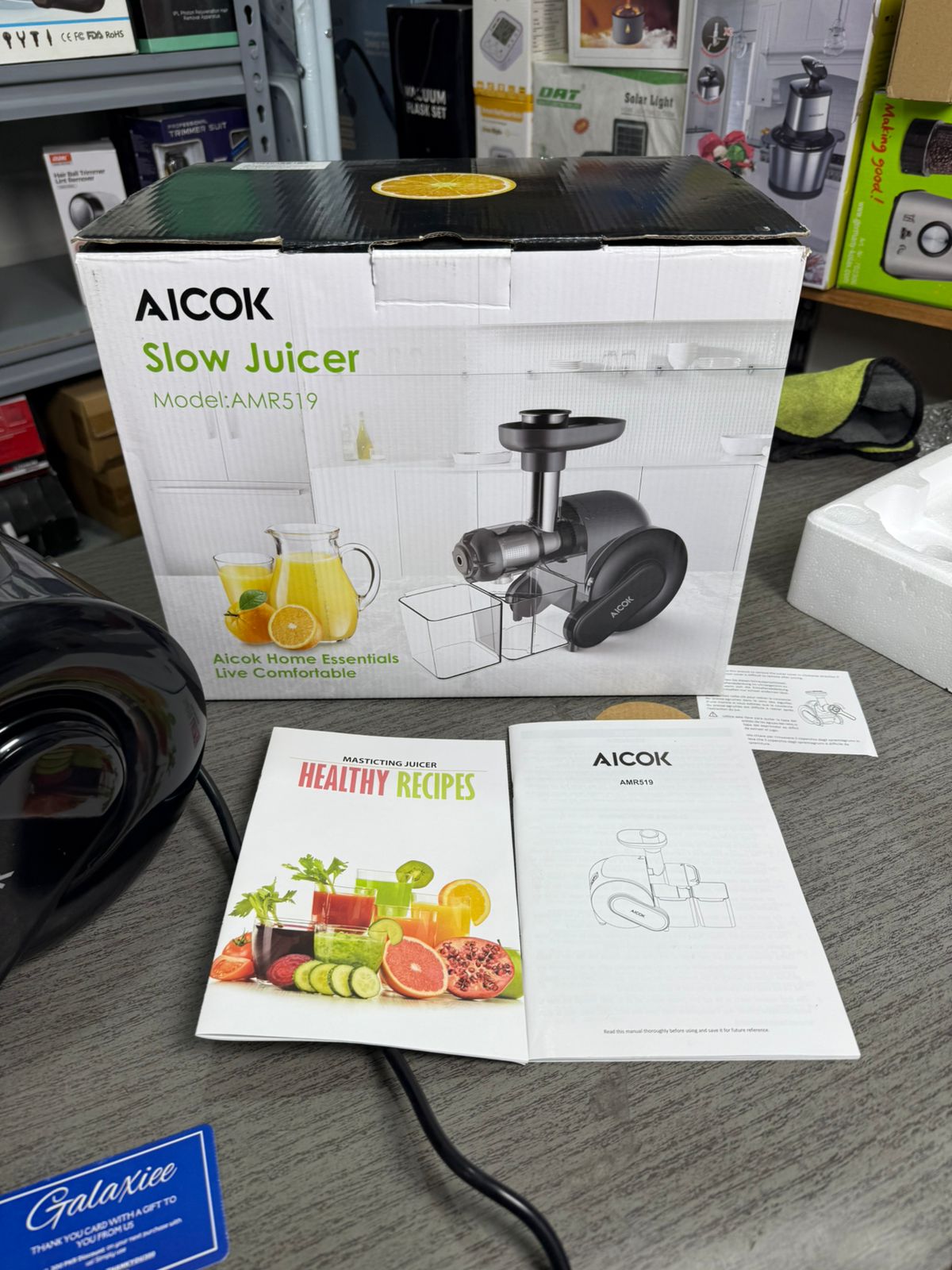 ICOK Slow Juicer German-Lot Imported | 1000W Pure Copper Motor, Two Speed Levels