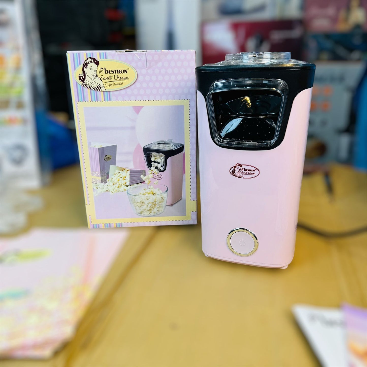 Bestron Netherlands Popcorn Maker – Hot Air Popcorn Machine