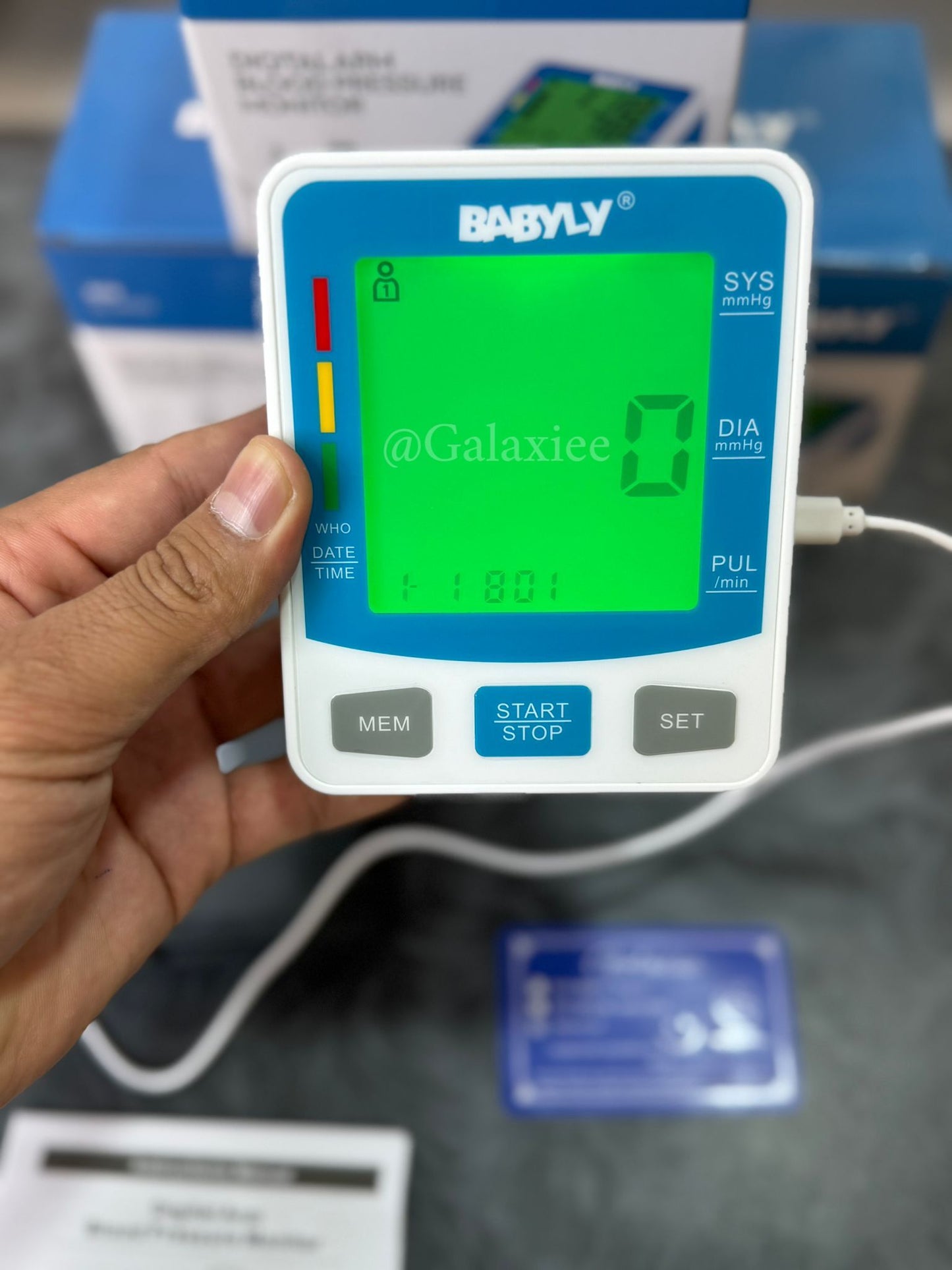 Babyly BL-8033 Digital Blood Pressure Monitor | Galaxiee