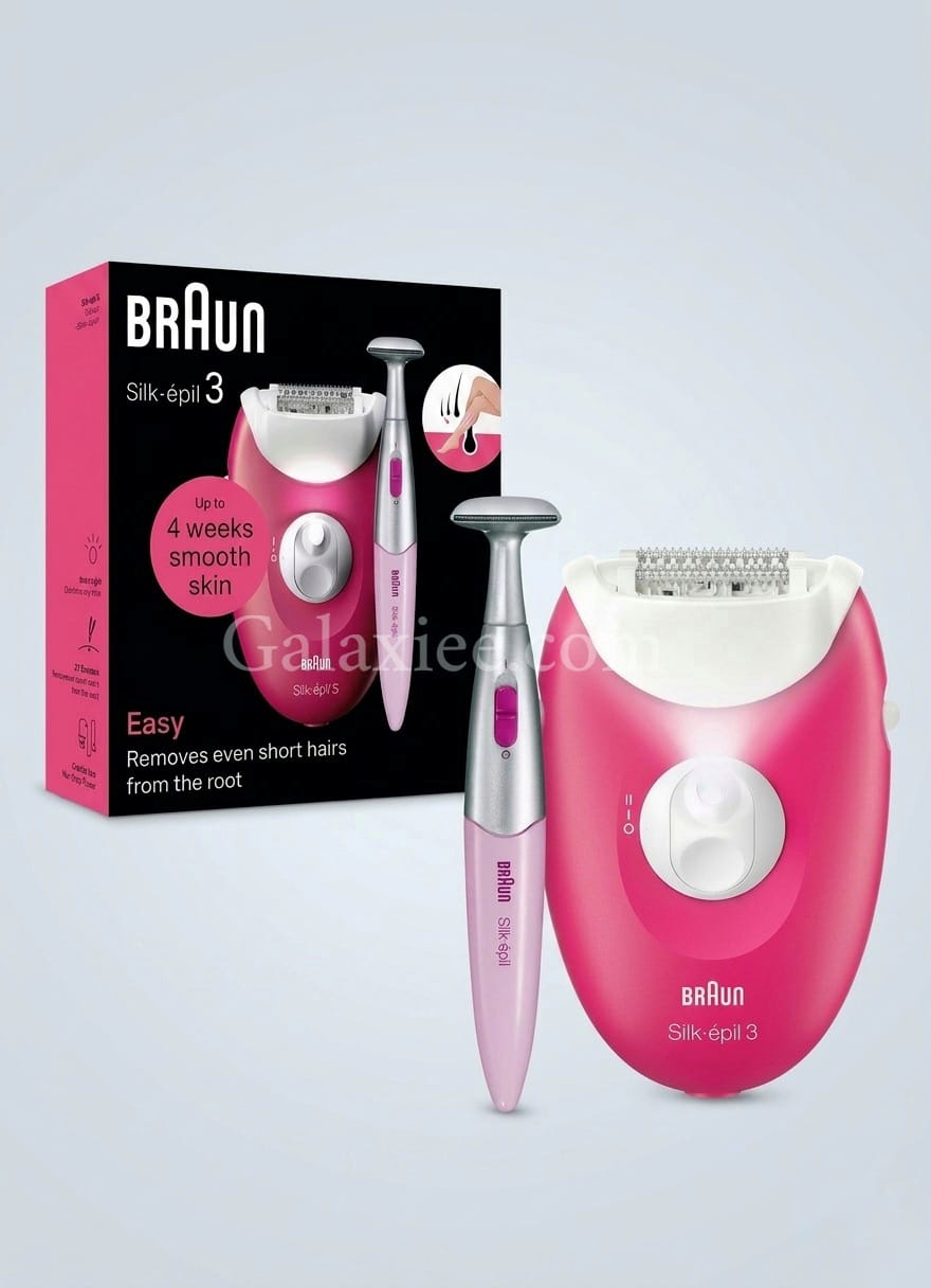 Braun Silk-épil 3 Epilator Bikini Styler Smart Light Galaxiee