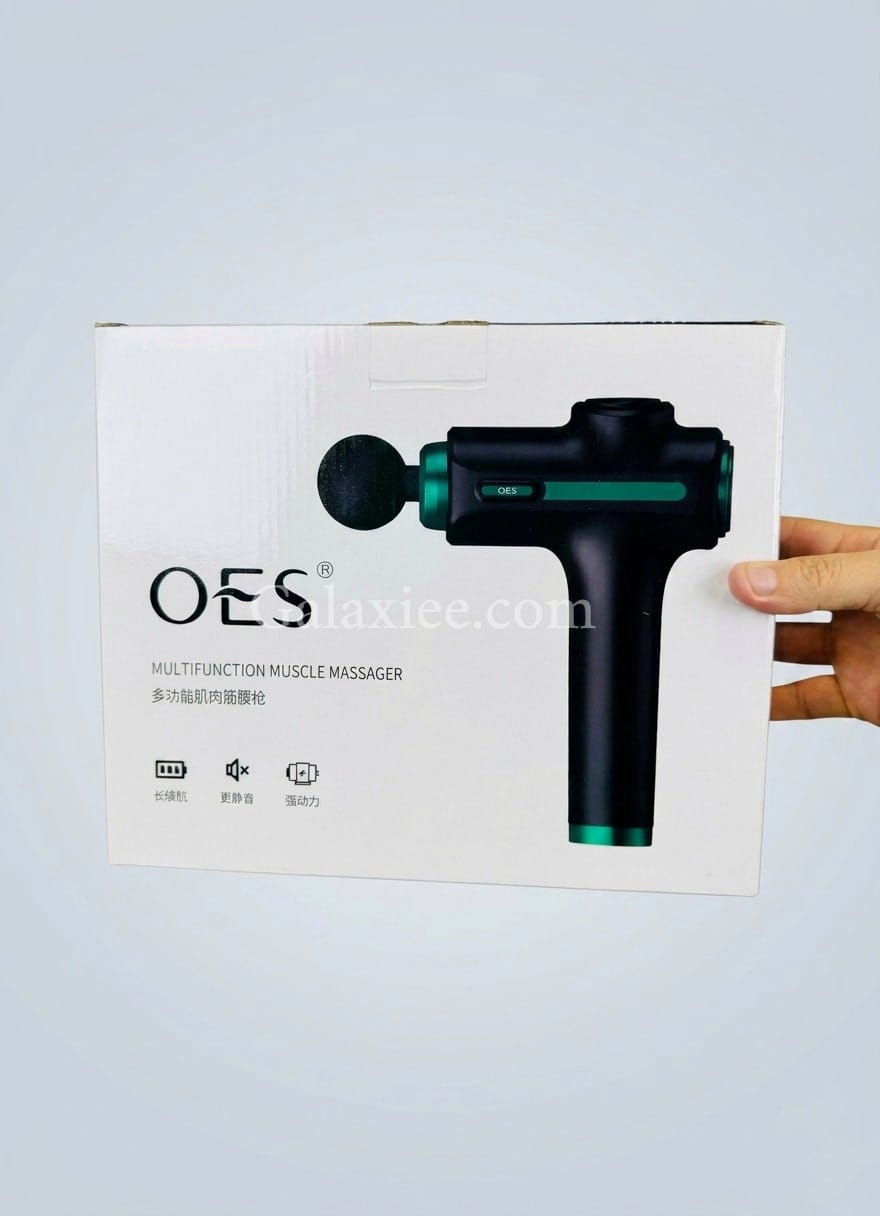 Korean Lot OES 8-in-1 Massage Gun 99 Speed Deep Tissue Galaxiee