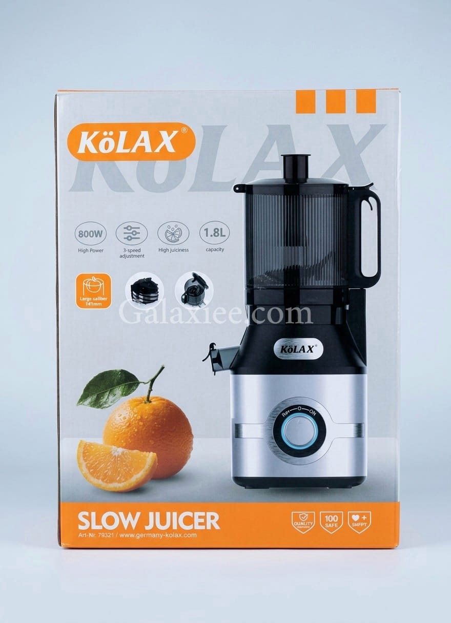 Kolax 79321 Cold Press Juicer 800W Whole Fruit Galaxiee
