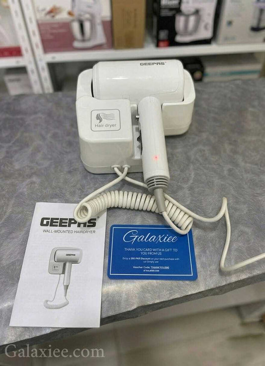 Geepas GHD86073 Wall Hair Dryer 1200W Fast Galaxiee