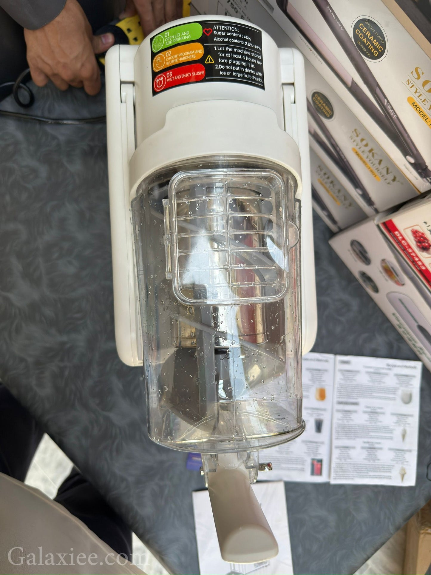 Slushie Maker Soft Serve Ice Cream Machine Galaxiee