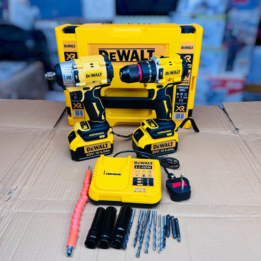 DeWalt 2-in-1 Drill & Impact Wrench Set (Czech Republic)