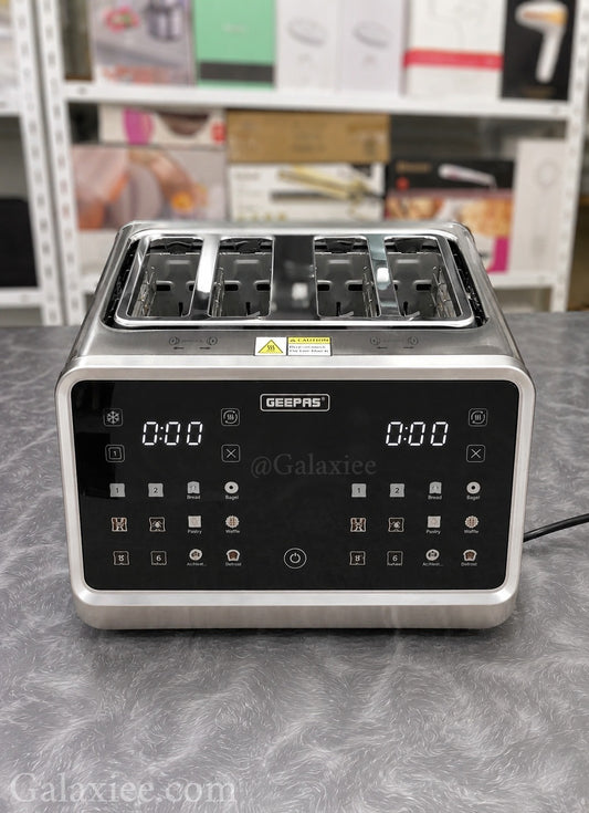 Geepas GBT36569UK Digital 4 Slice Toaster Galaxiee
