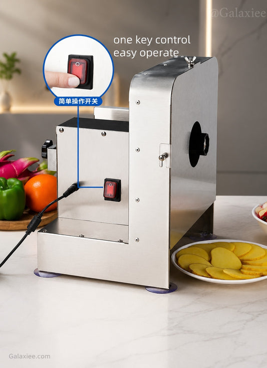 Commercial Food Slicer – Electric & Manual 40W | Meat, Vegetable & Fruit Slicer