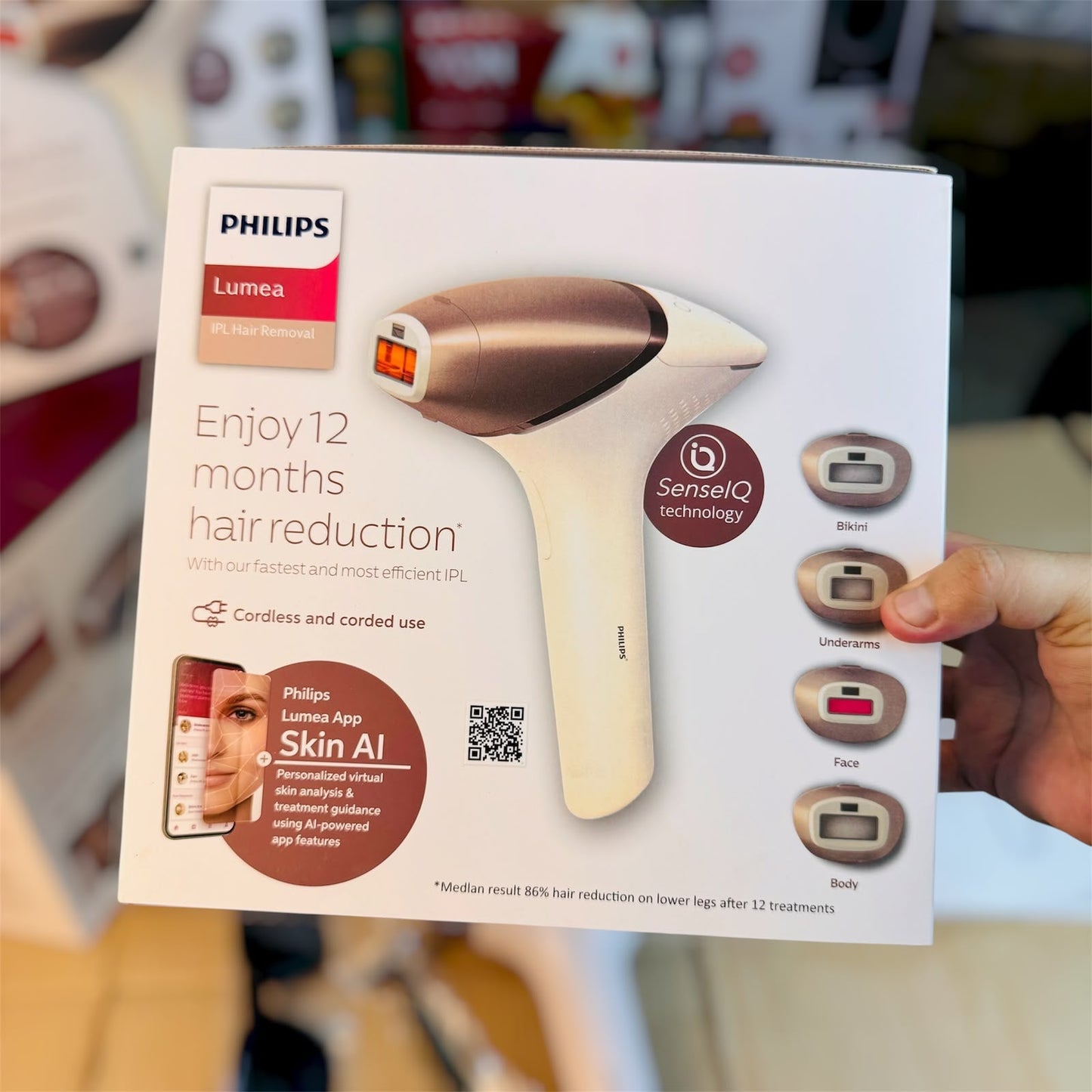 Philips Lumea 9900 Series IPL Hair Removal – Body, Face & Precision Attachments (Bikini & Underarms)