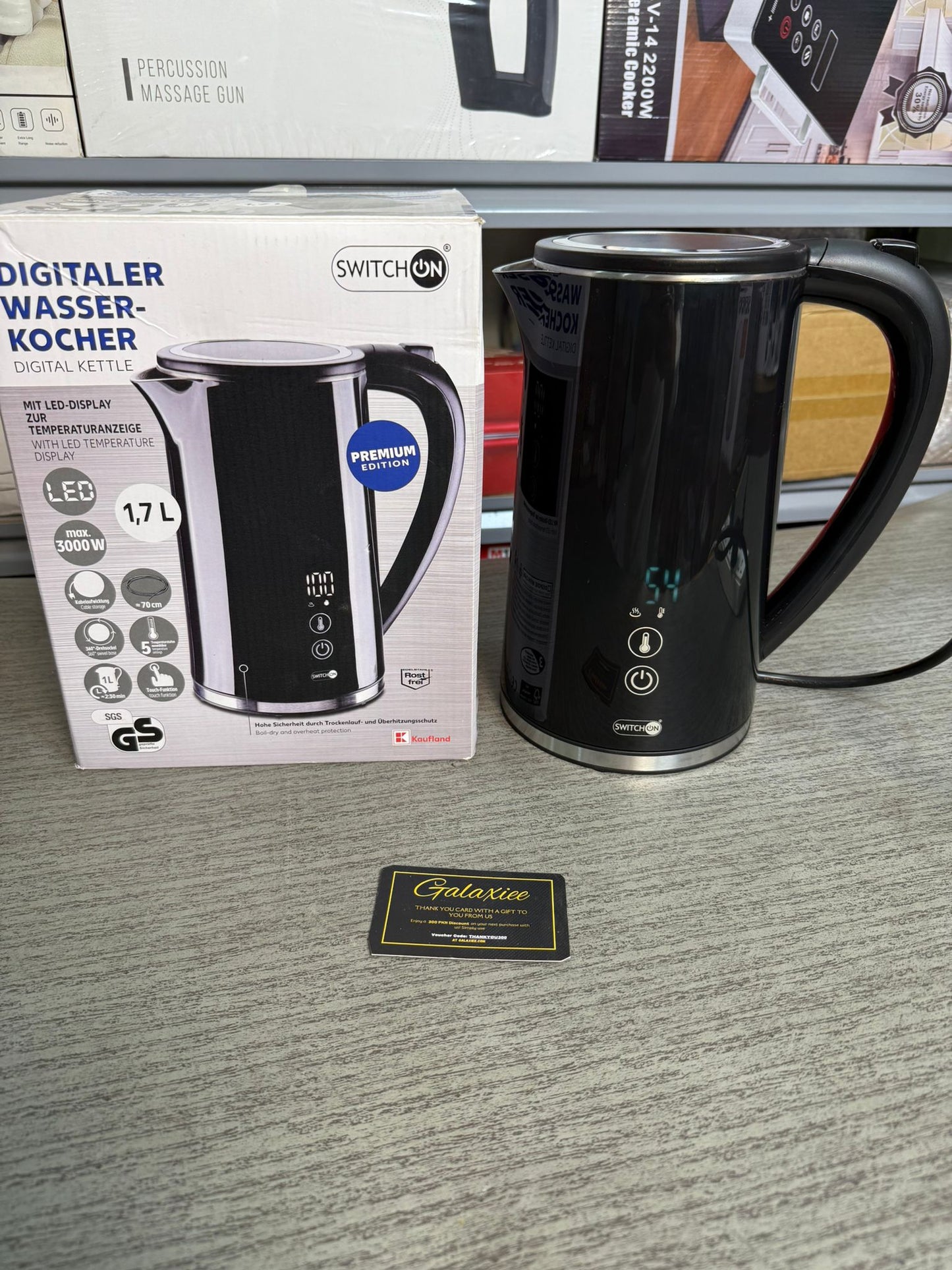 German Lot SwitchOn Smart Digital Kettle – 1.7 L