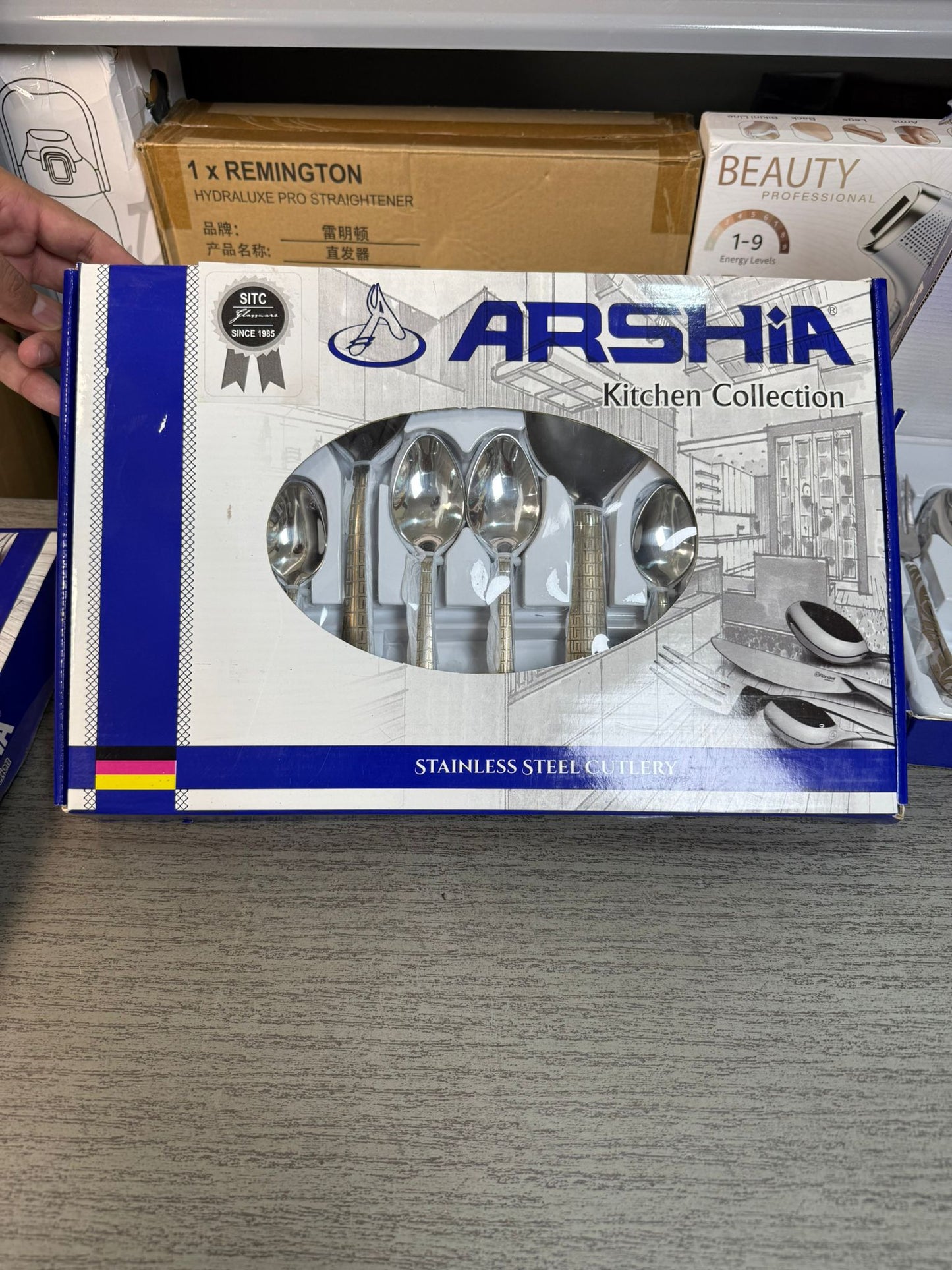 Arshia German Royal Gold Cutlery Set – 53 Pcs