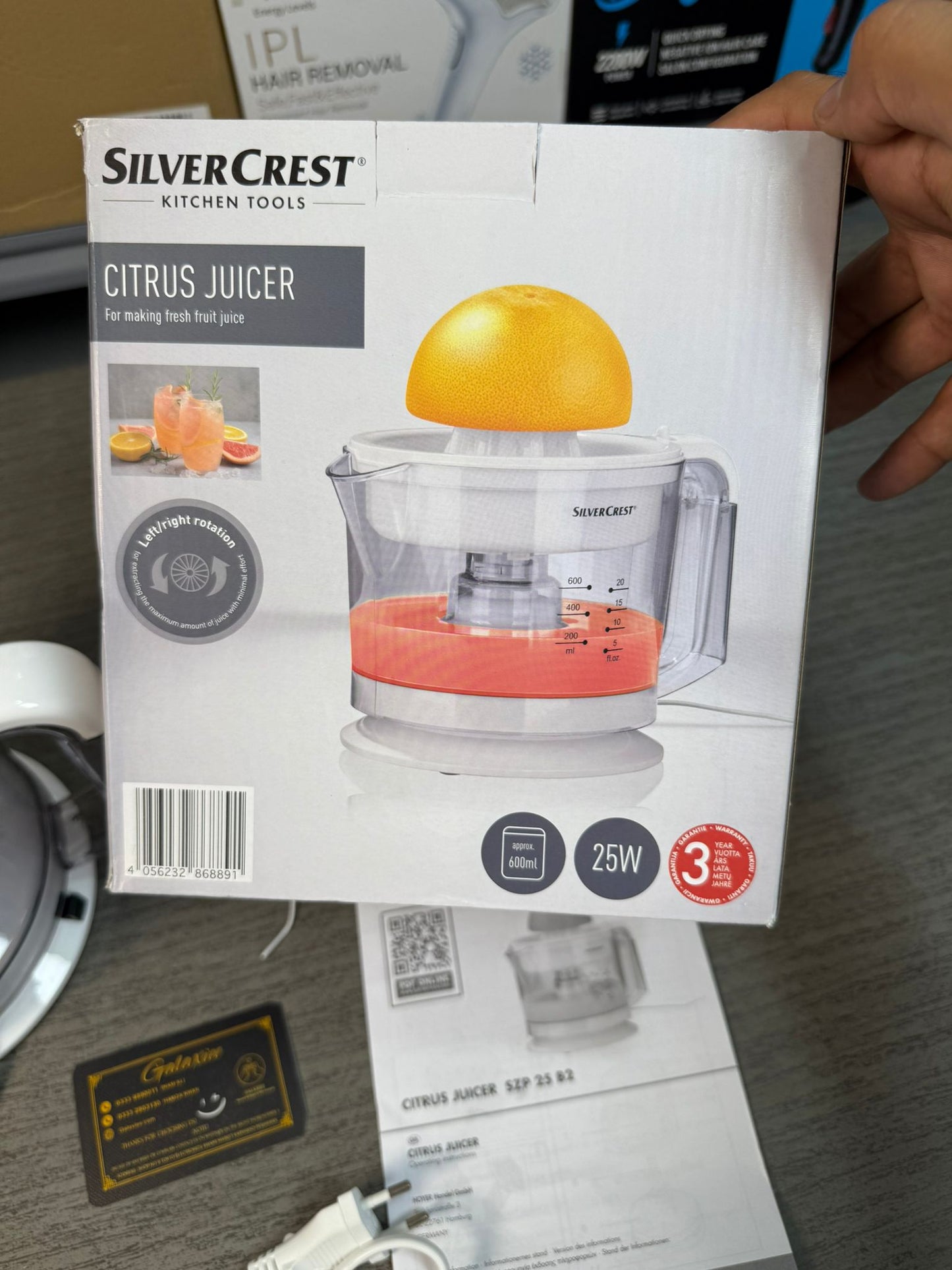 Original Silver Crest Electric Citrus Maker