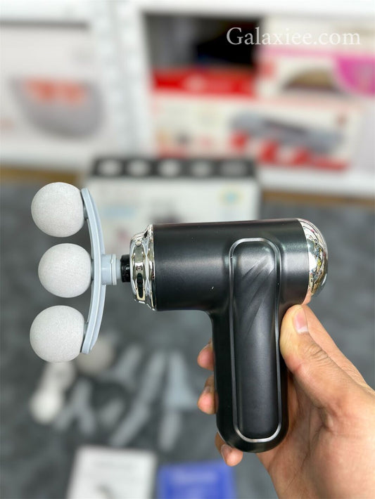 Blueidea BLD-130 Triple-Head Fascia Gun 9-in-1 Muscle Massager - Buy Online Pakistan | Galaxiee.com