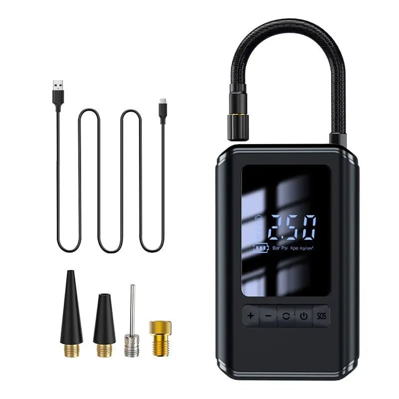 Digital Rechargeable Wireless Car Air Pump - Galaxiee.comair pump