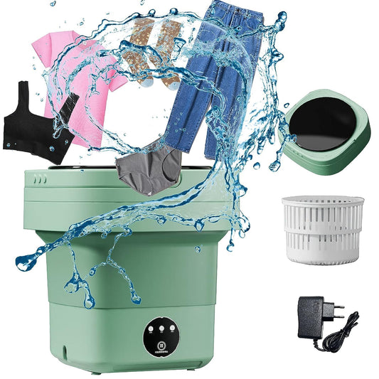 Folding Mini Portable Washing Machine - Deep Cleaning, Half Automatic - Buy Online Pakistan | Galaxiee.com