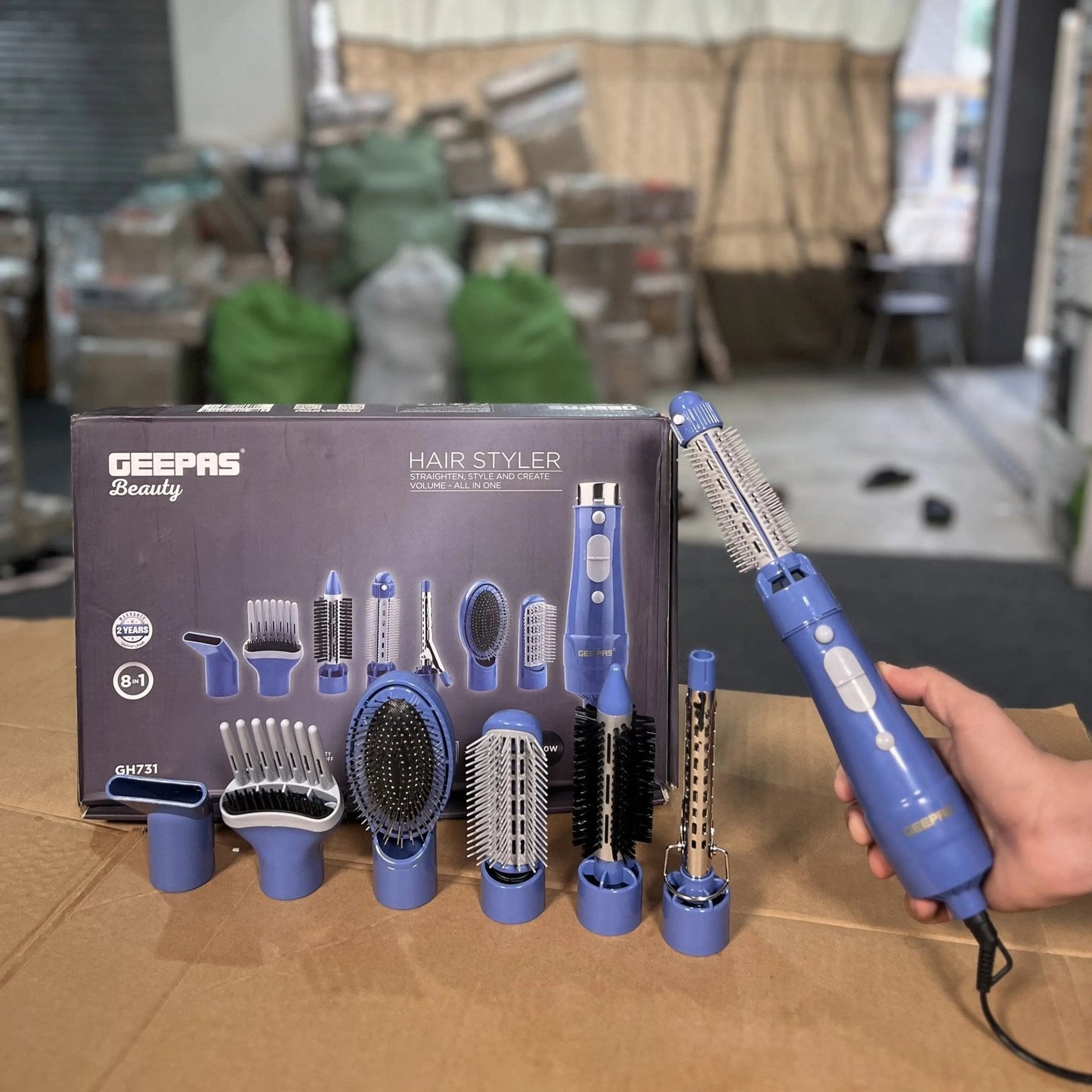 Geepas 8 in 1 Hair Styler - Galaxiee.com