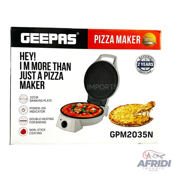 Geepas Pizza Maker GPM2035N (2 years warranty)