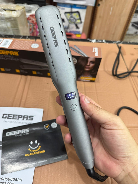 Geepas Professional Wet & Dry Hair Straightener GHS86050N – Ceramic Ionic Flat Iron with - Buy Online Pakistan | Galaxiee.com