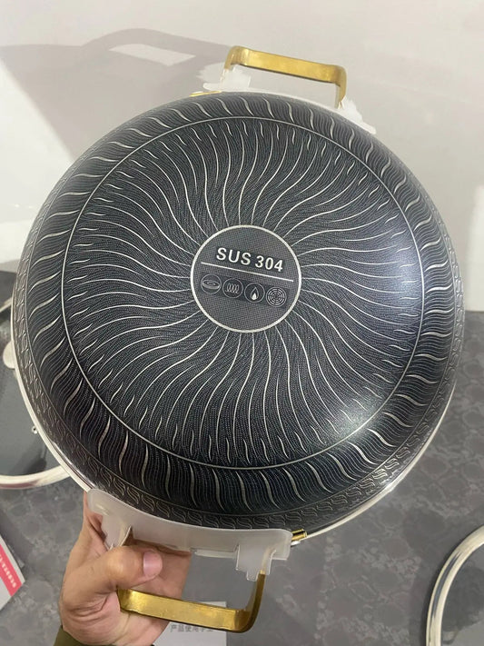 GERMANY LOT HONEYCOMB LESSER COATED DEEP FRYPAN - Buy Online Pakistan | Galaxiee.com
