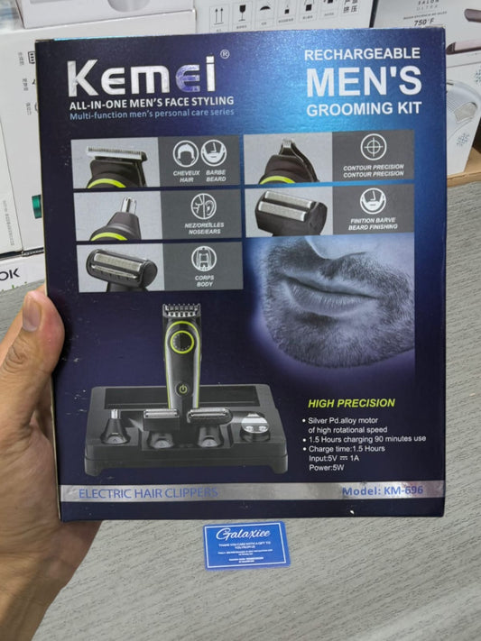 Kemei 5 in 1 Full Care Grooming Kit Model KM-696 - Buy Online Pakistan | Galaxiee.com