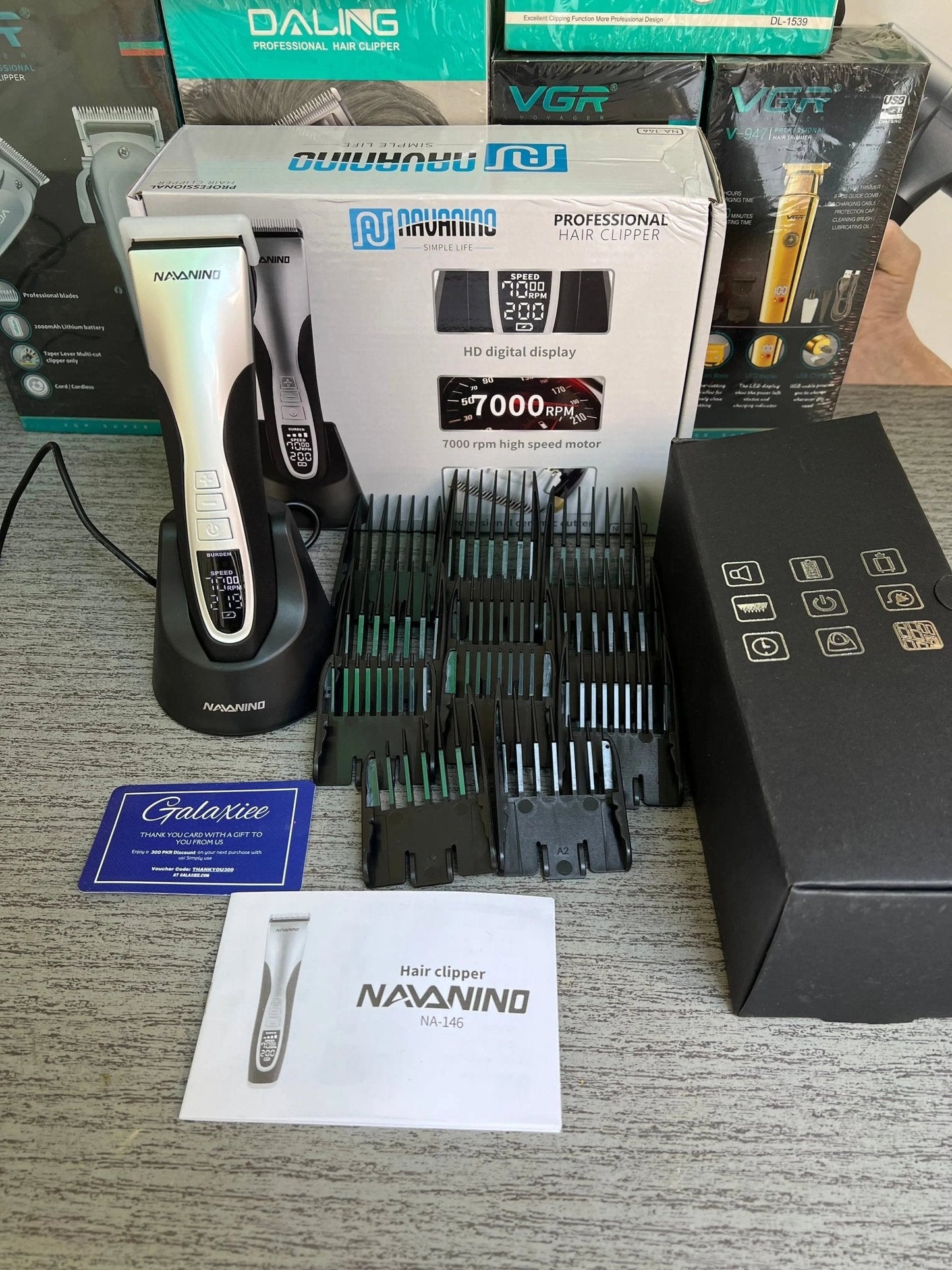 Navanino Professional Hair Clipper- - Buy Online Pakistan | Galaxiee.com