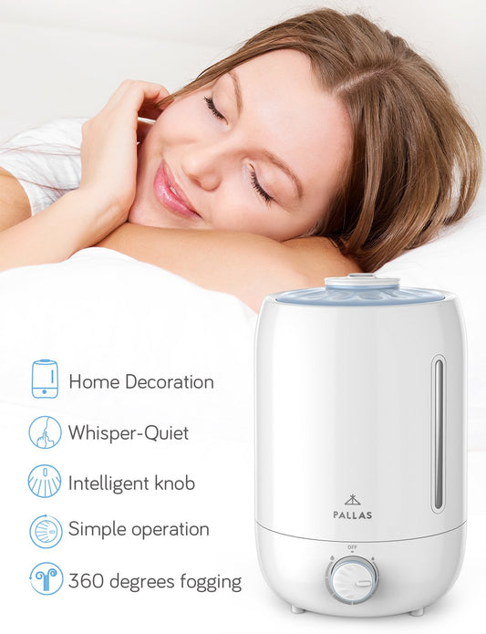Pallas Ultrasonic Cool Mist Humidifiers with 5L Water tank - Buy Online Pakistan | Galaxiee.com