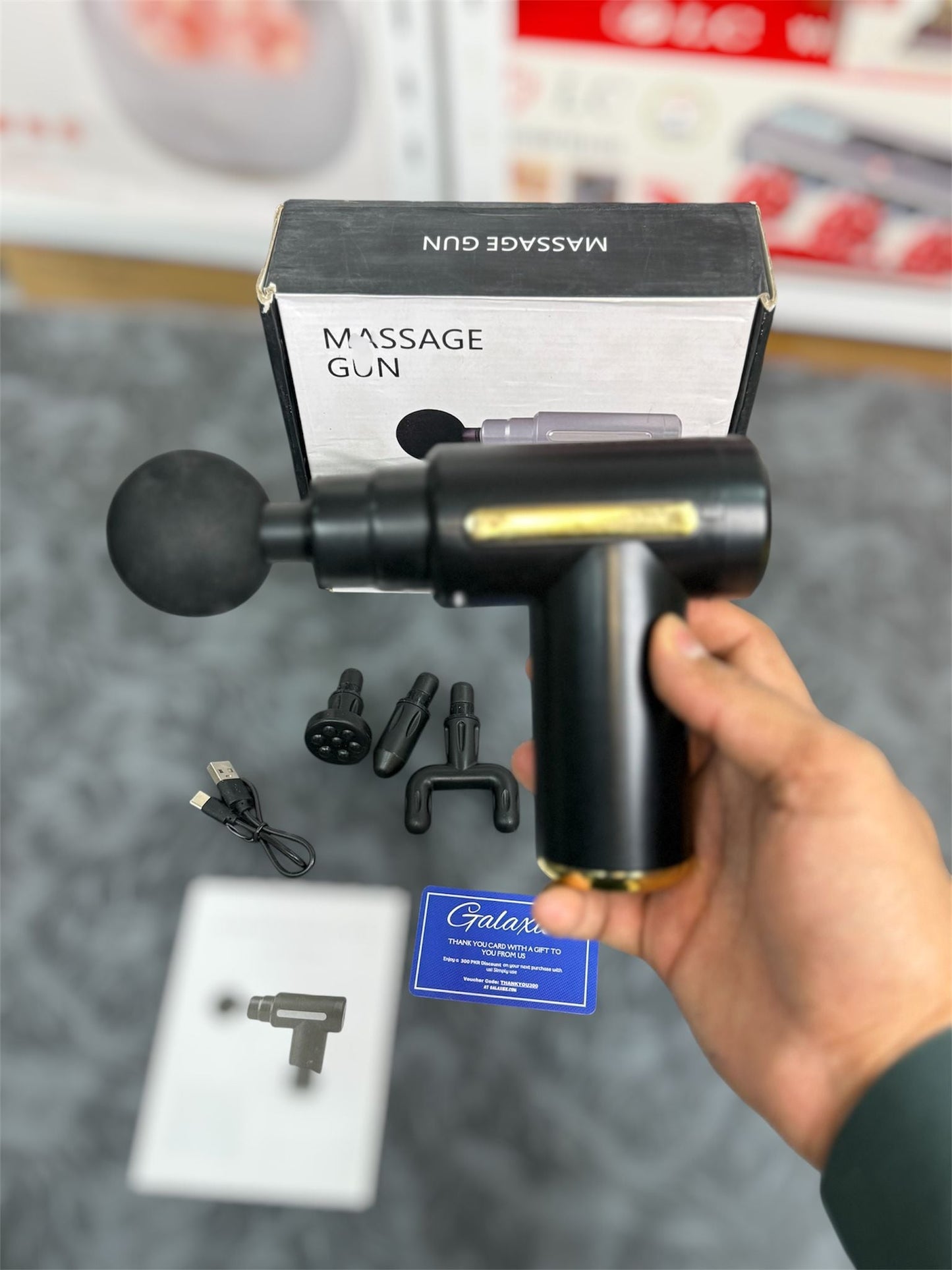 Portable Mini Fascia Gun – Deep Tissue Massage Gun - Buy Online Pakistan | Galaxiee.com