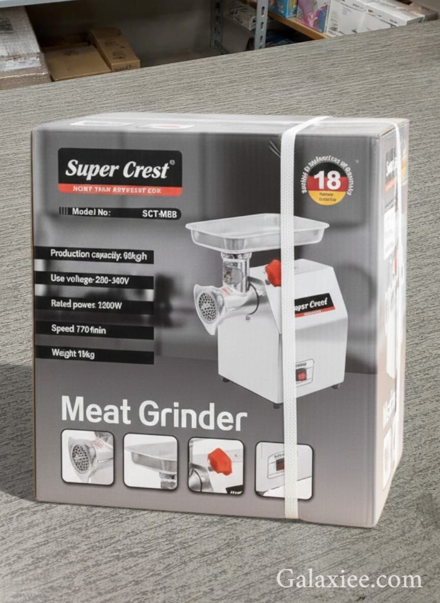 Super Crest Electric Meat Grinder 1200W – Heavy Duty Commercial Meat Mincer (SCT-M8B)