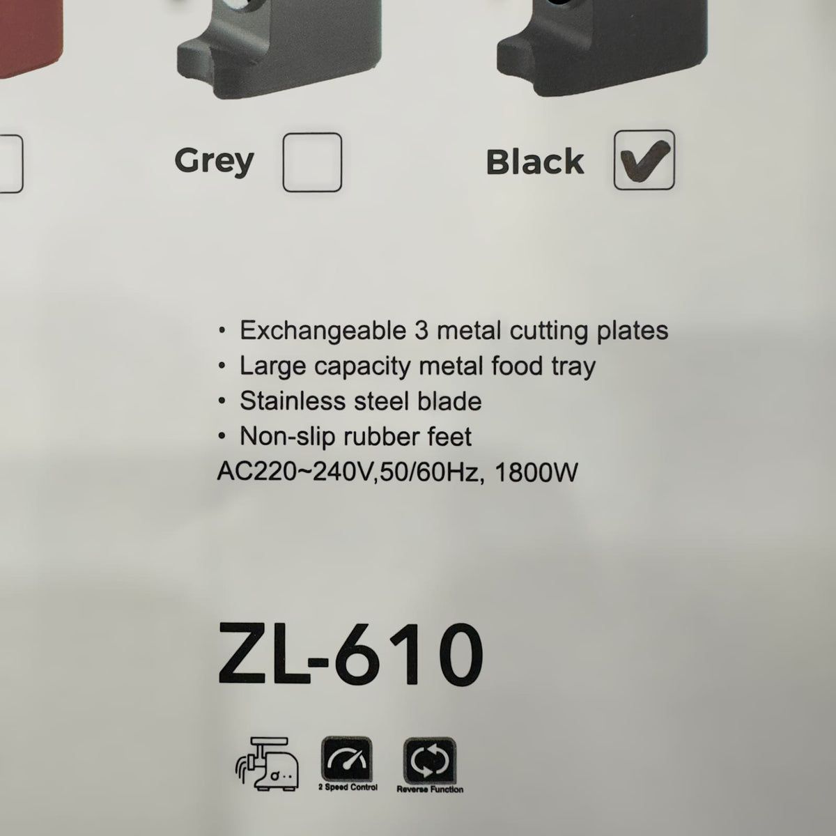 Uakeen Meat Grinder ZL-610