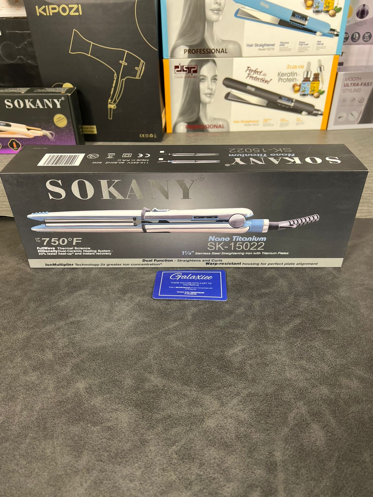 Sokany Nano Titanium Hair Straightener SK - 15022 - Galaxiee.com