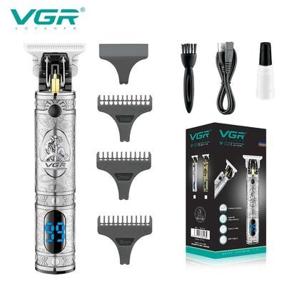 VGR V - 228 Professional Cordless Hair Trimmer – Precision Metal Body & Zero Cutting - Galaxiee.comHair Trimmer #Kemai#Vgr