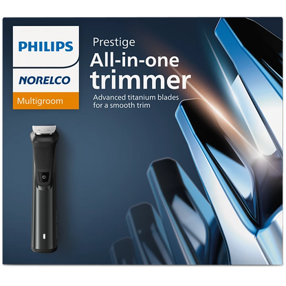 Philips Norelco Multigroom Prestige All-in-One Trimmer with Titanium Blades
