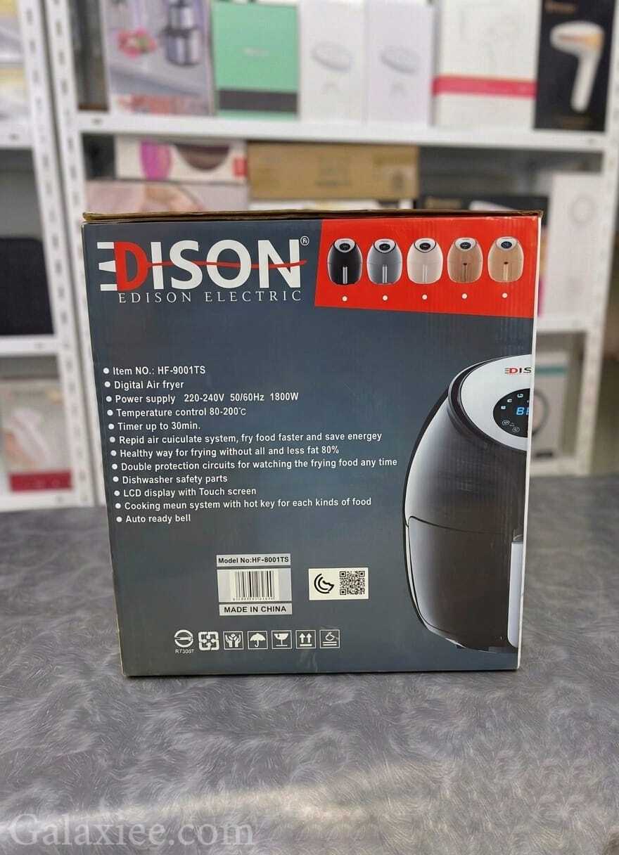 EDISON HF-9001TS Digital Air Fryer 8L 1800W Galaxiee