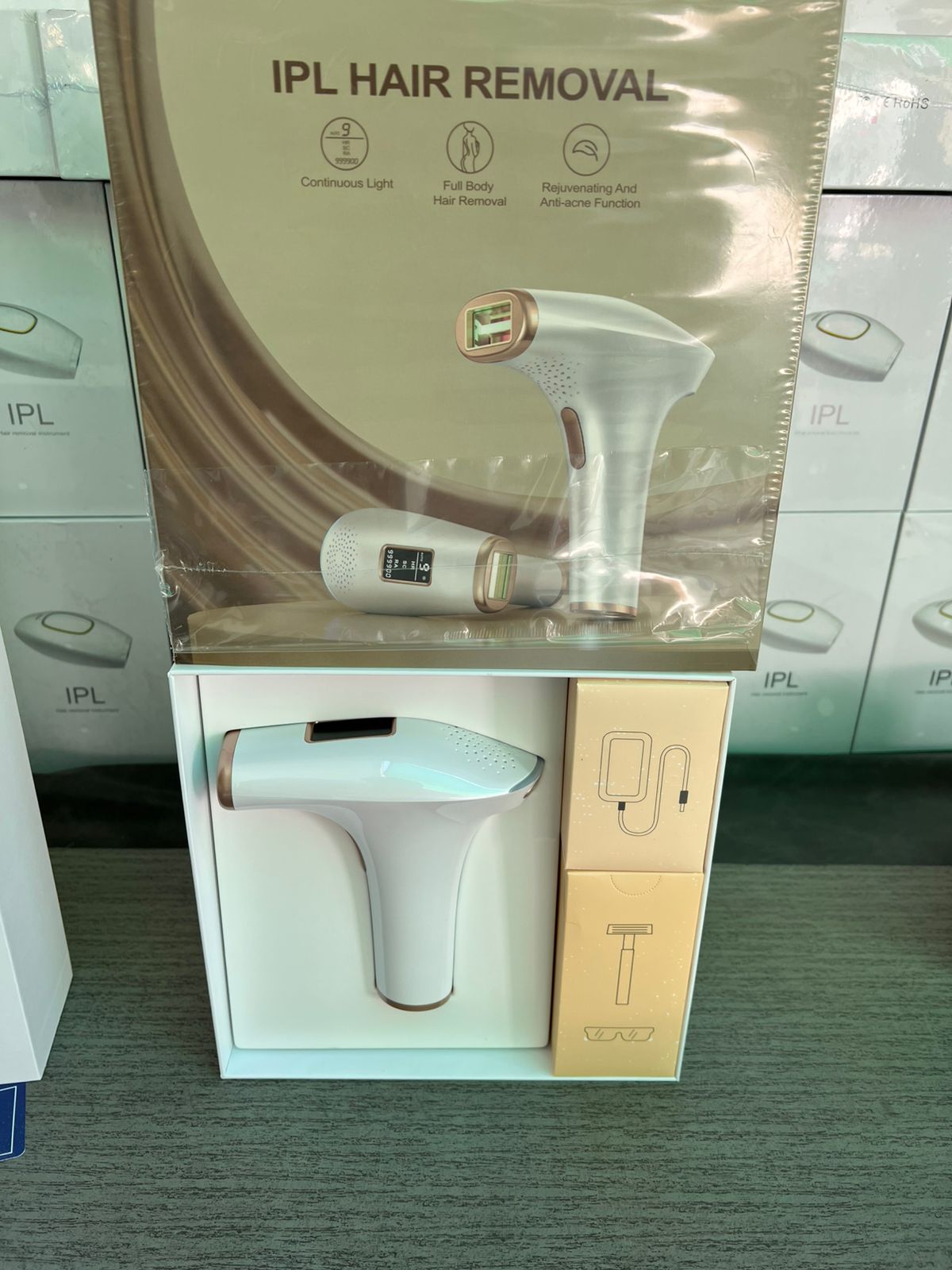 3-in-1 IPL Laser Hair Removal device with 9 Levels, Painless & Smooth - Buy Online Pakistan | Galaxiee.com