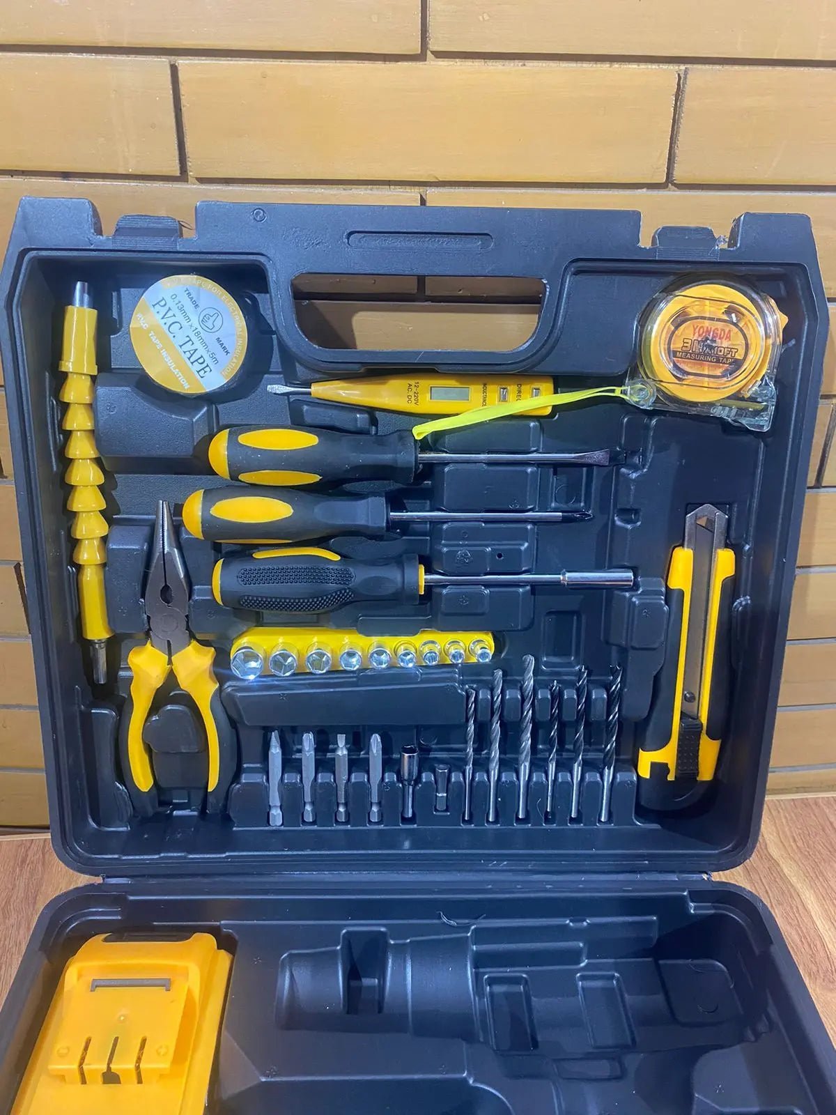 34pcs Double Battery Rechargeable Drill All in One Set - Buy Online Pakistan | Galaxiee.com