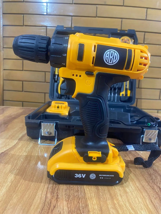 34pcs Double Battery Rechargeable Drill All in One Set - Buy Online Pakistan | Galaxiee.com