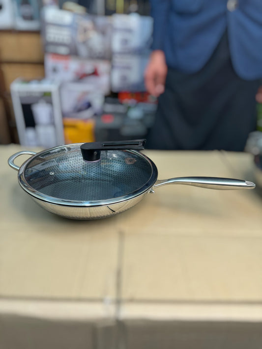 36cm Germany lesser honeycomb fry pan & handi - Buy Online Pakistan | Galaxiee.com