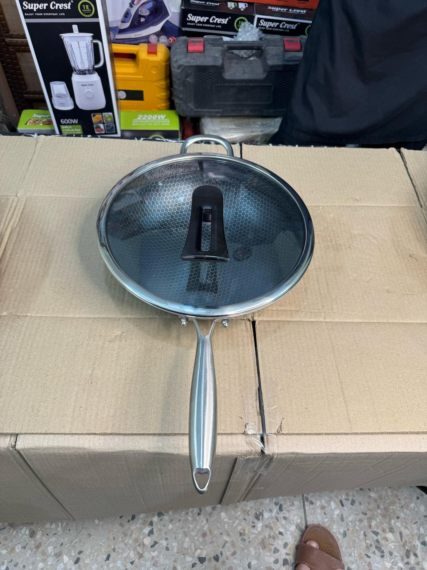 36cm Germany lesser honeycomb fry pan & handi - Buy Online Pakistan | Galaxiee.com